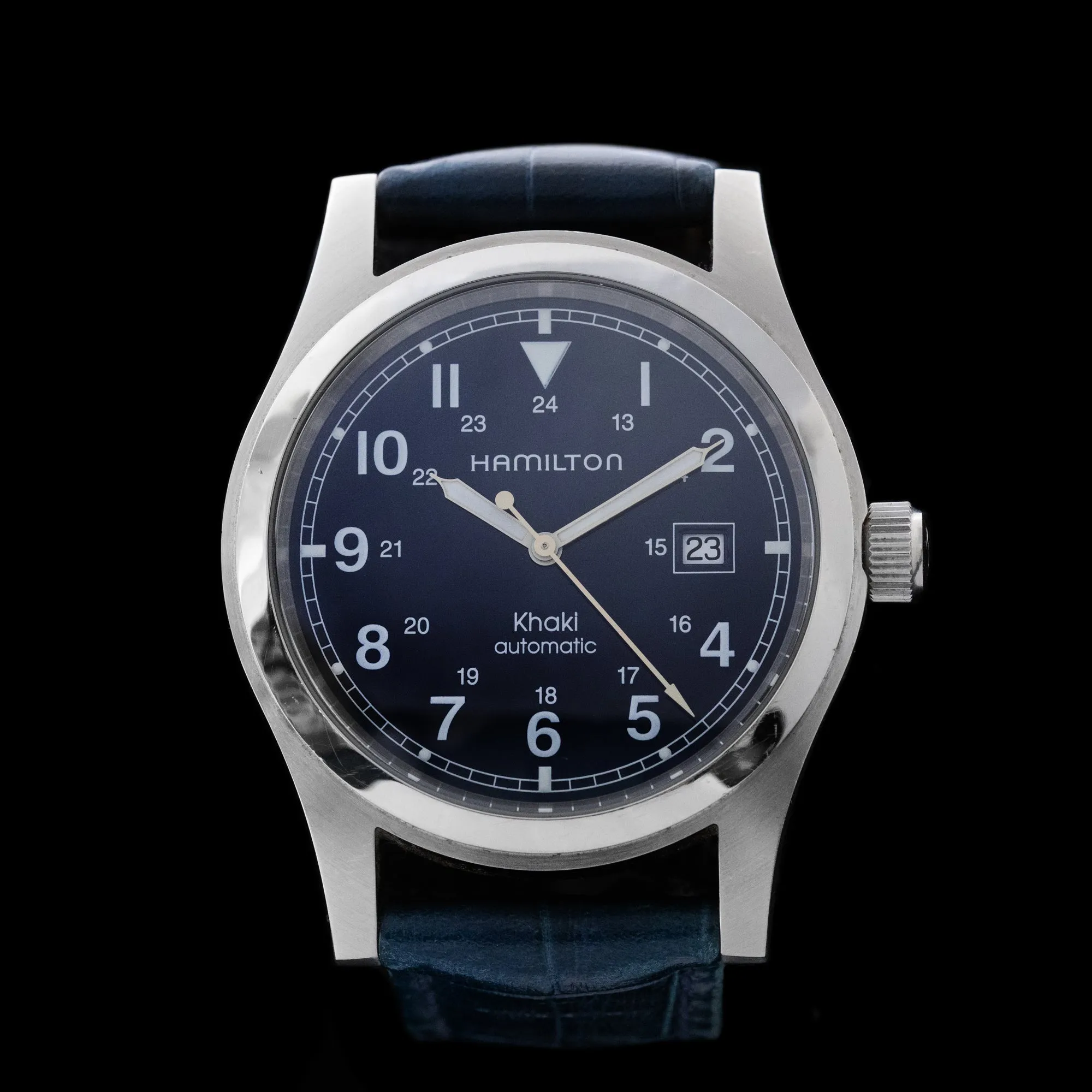 Hamilton - 2010 Khaki Automatic 'Blue Dial'