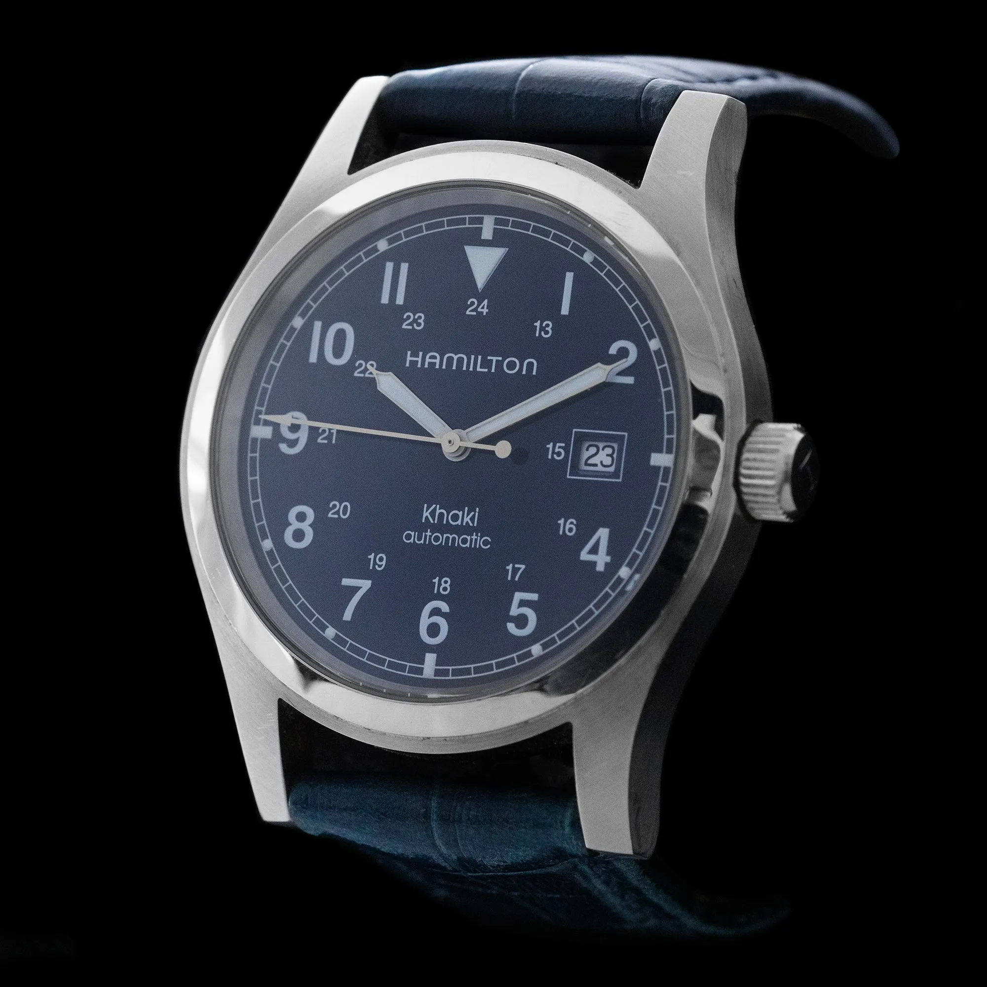 Hamilton - 2010 Khaki Automatic 'Blue Dial'
