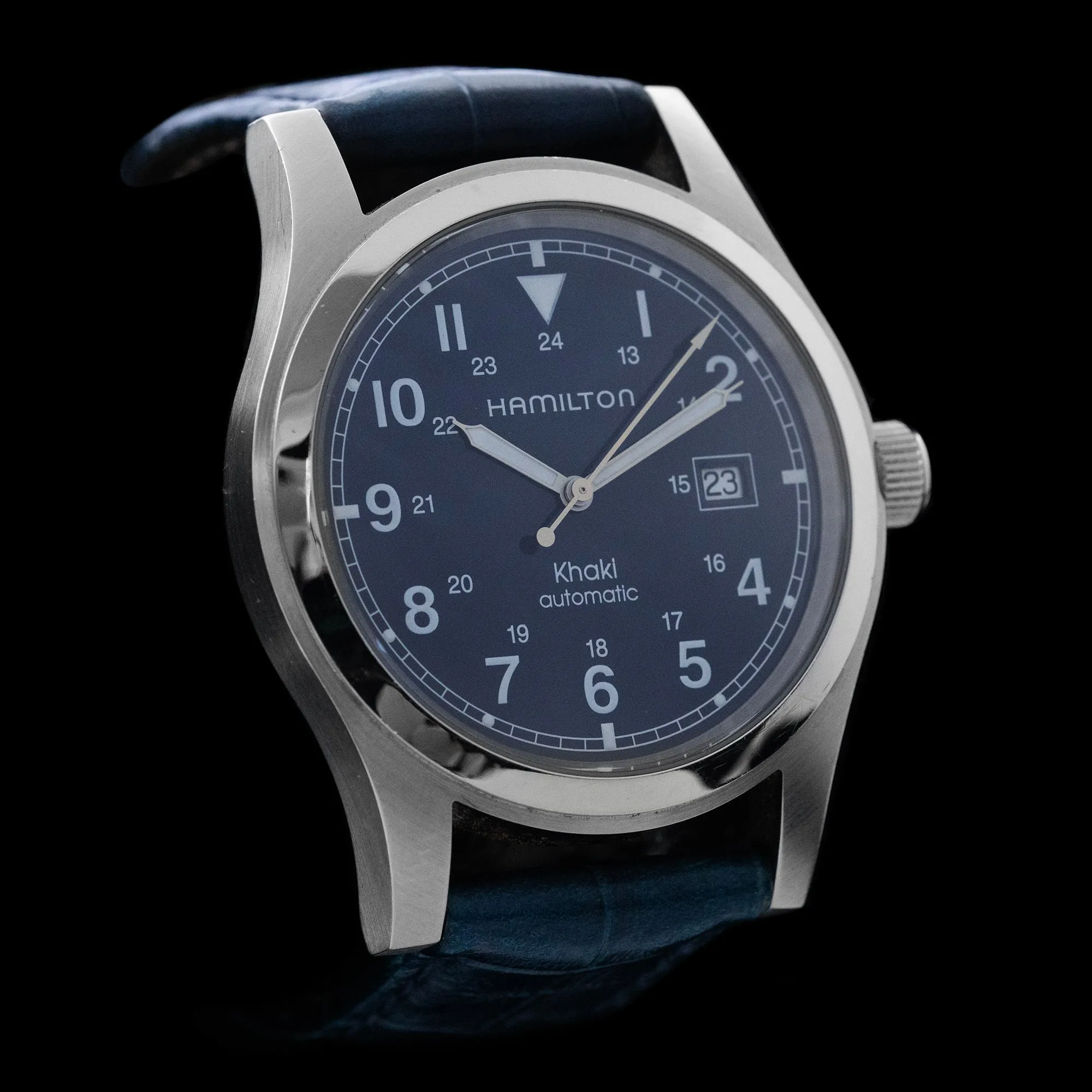 Hamilton - 2010 Khaki Automatic 'Blue Dial'