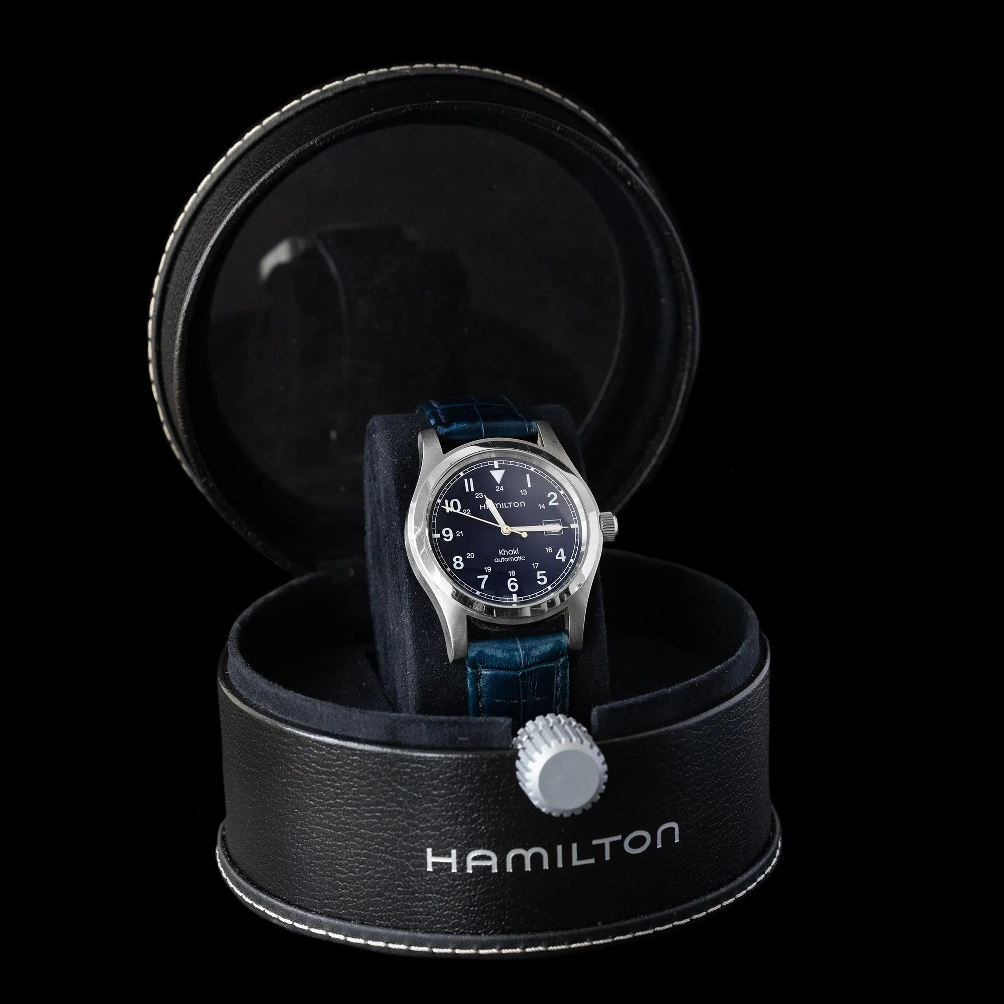 Hamilton - 2010 Khaki Automatic 'Blue Dial'