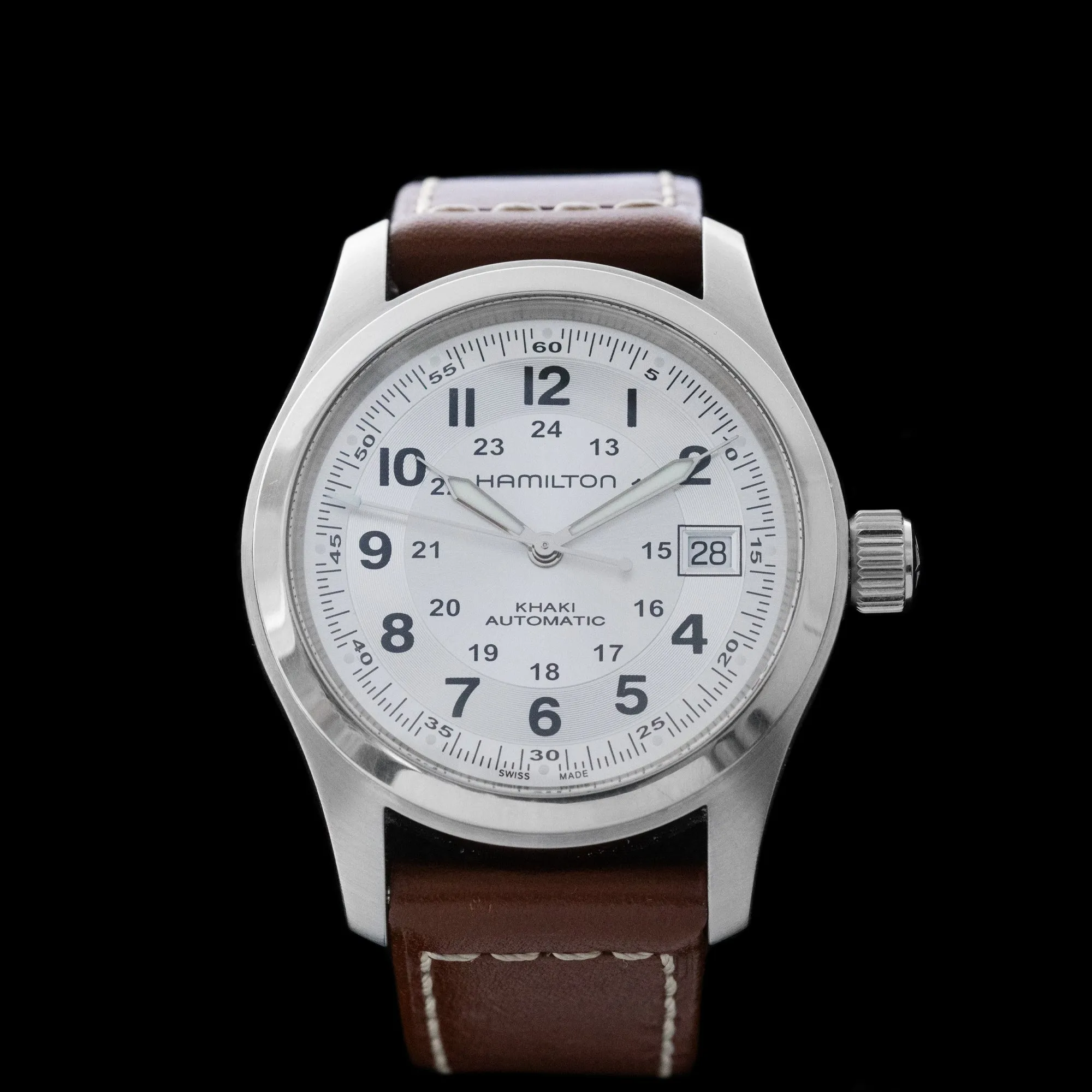 Hamilton - 2023 Khaki Field Auto 'Silver Dial'