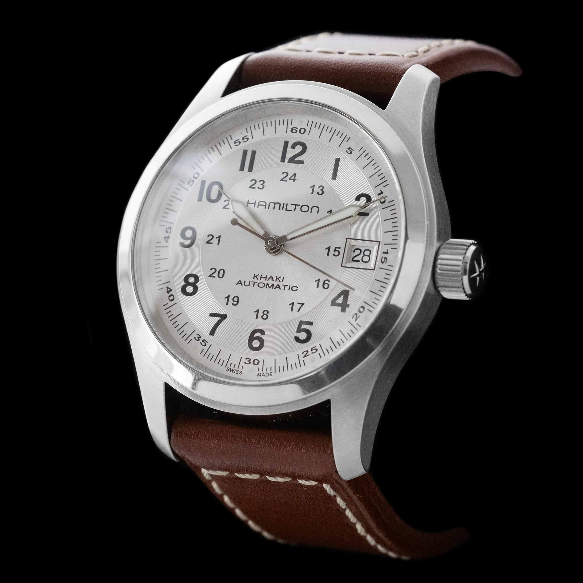 Hamilton - 2023 Khaki Field Auto 'Silver Dial'