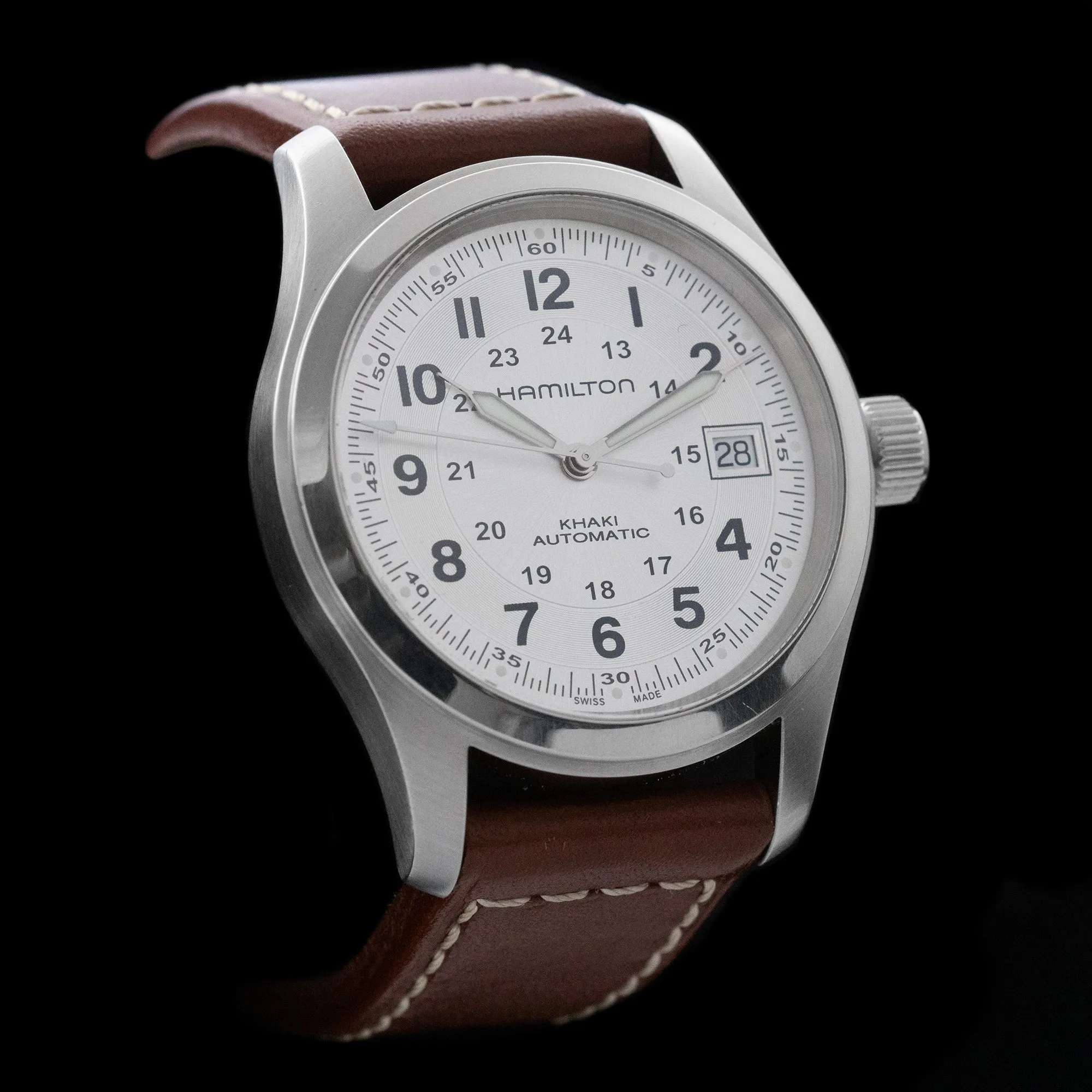 Hamilton - 2023 Khaki Field Auto 'Silver Dial'