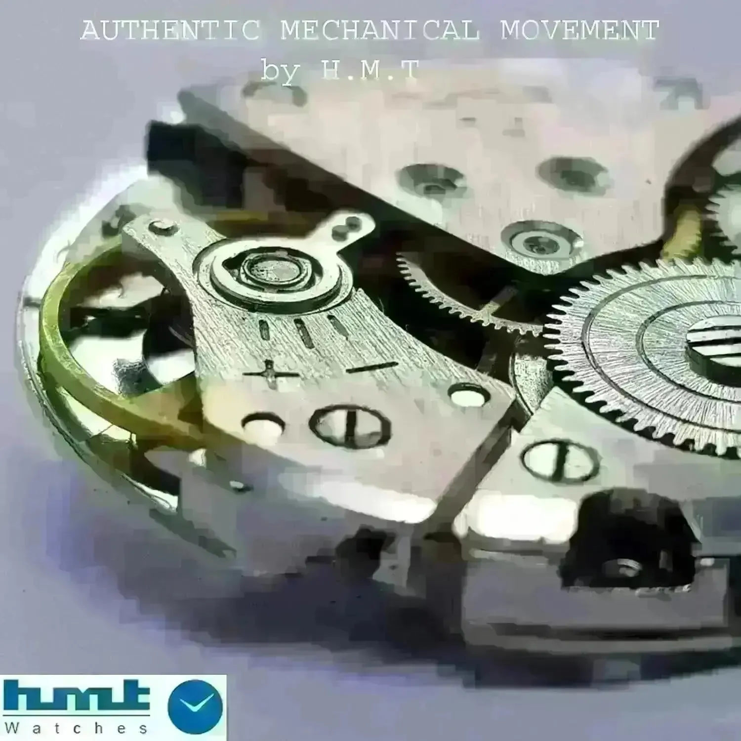 HMT Janata Para Shock 17 Jewels White Devanagari Dial Radium Hands Mechanical Hand winding Men's Wrist Watch