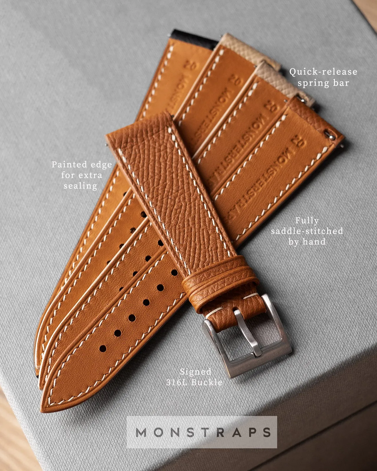 Horween CXL Leather Strap (Whisky)
