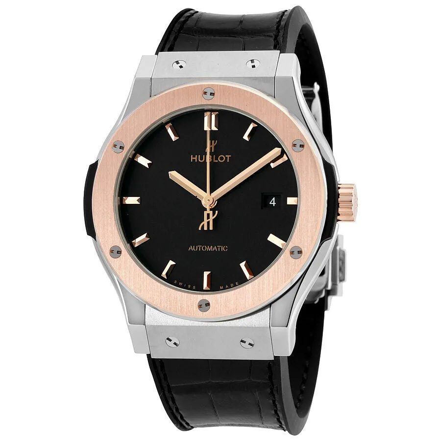 Hublot Classic Fusion Automatic Matte Black Dial Men's Watch 542.NO.1181.LR
