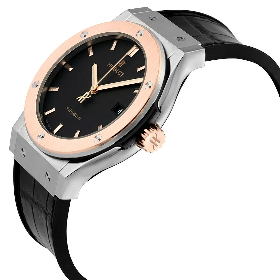 Hublot Classic Fusion Automatic Matte Black Dial Men's Watch 542.NO.1181.LR