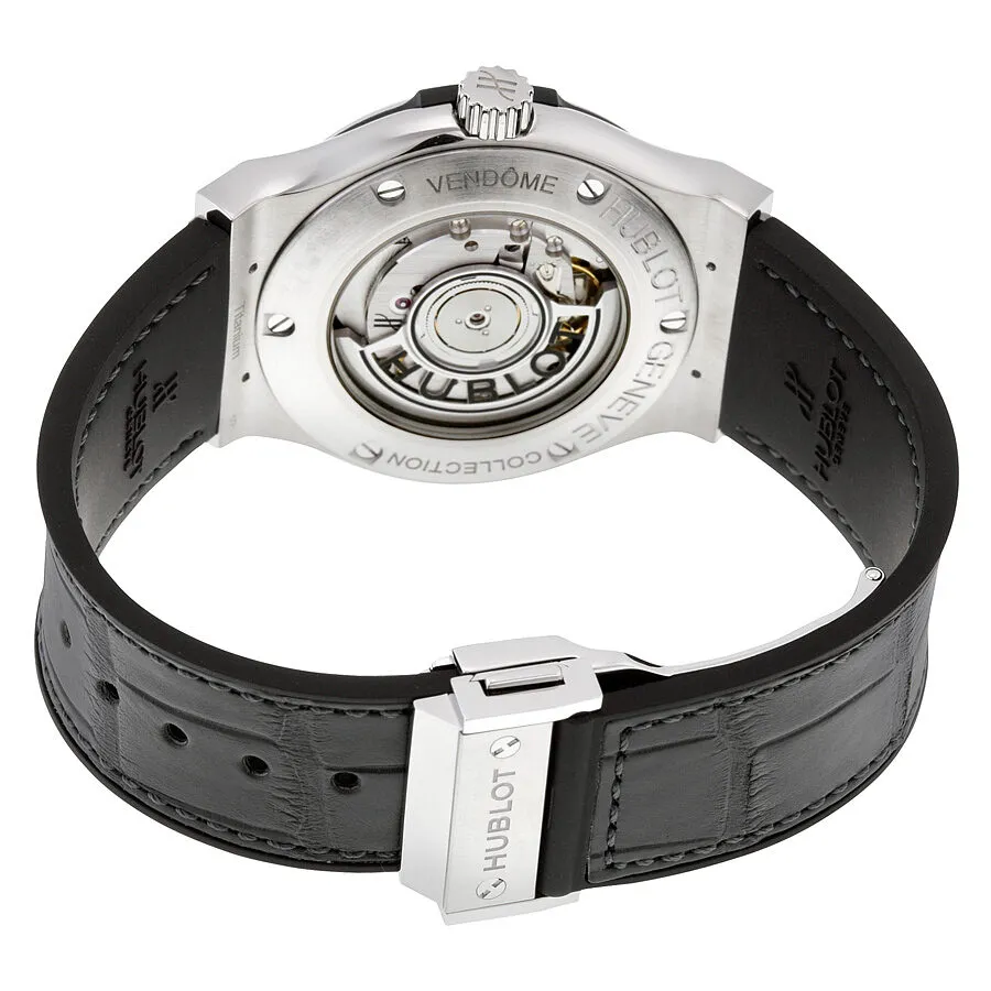 Hublot Classic Fusion Black Dial Black Leather Men's Watch 542NX7070LR 542.NX.7070.LR