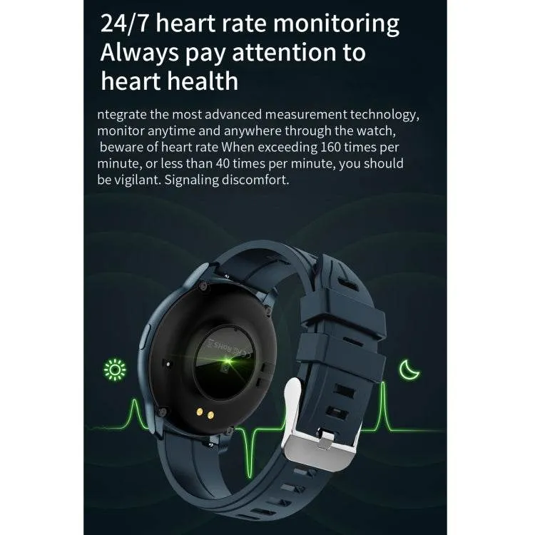 IP67 Waterproof Smart Watch with 1.3" IPS Color Screen - Sleep, Heart Rate, and Blood Pressure Monitoring