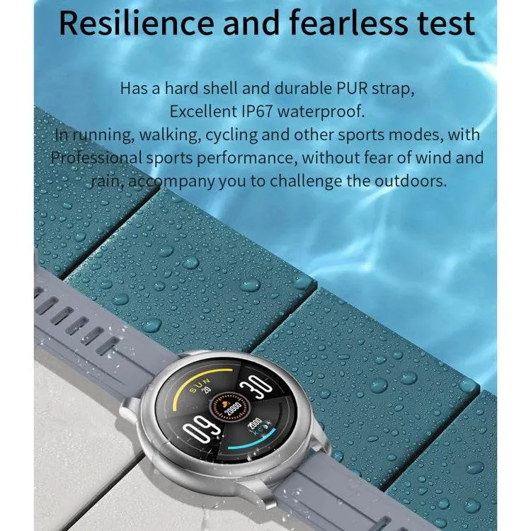 IP67 Waterproof Smart Watch with 1.3" IPS Color Screen - Sleep, Heart Rate, and Blood Pressure Monitoring