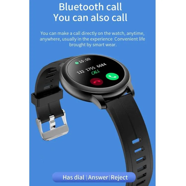 IP67 Waterproof Smart Watch with 1.3" IPS Color Screen - Sleep, Heart Rate, and Blood Pressure Monitoring