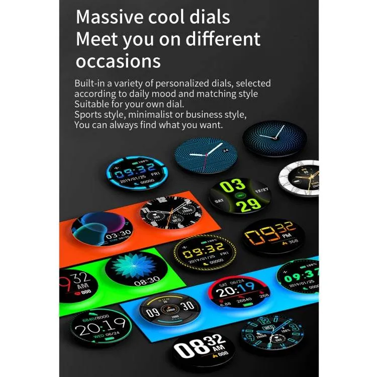 IP67 Waterproof Smart Watch with 1.3" IPS Color Screen - Sleep, Heart Rate, and Blood Pressure Monitoring