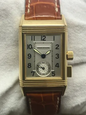 Jaeger-Lecoultre Reverso 18K Memory 255.1.82 Silver Dial Manual winding Men's Watch