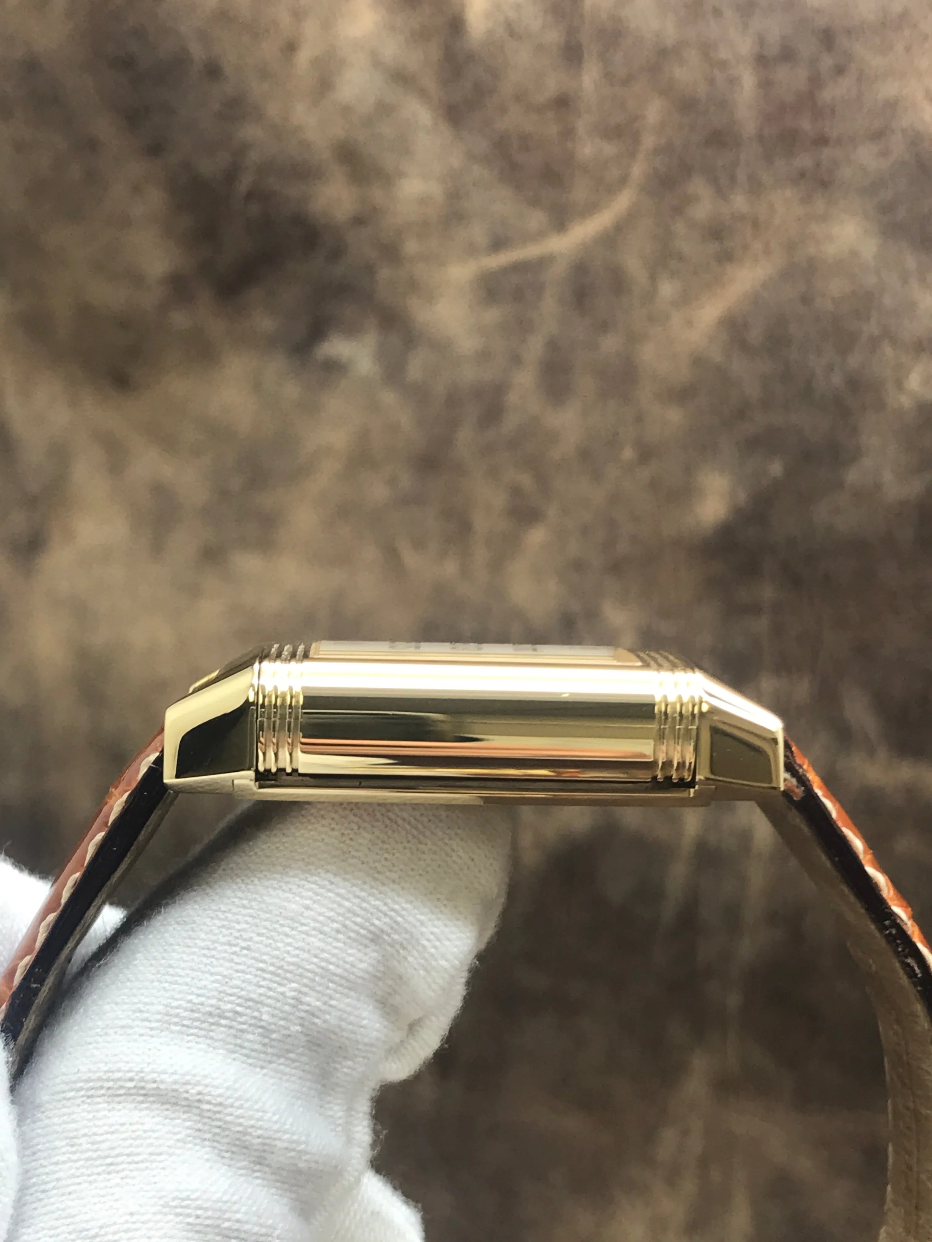 Jaeger-Lecoultre Reverso 18K Memory 255.1.82 Silver Dial Manual winding Men's Watch
