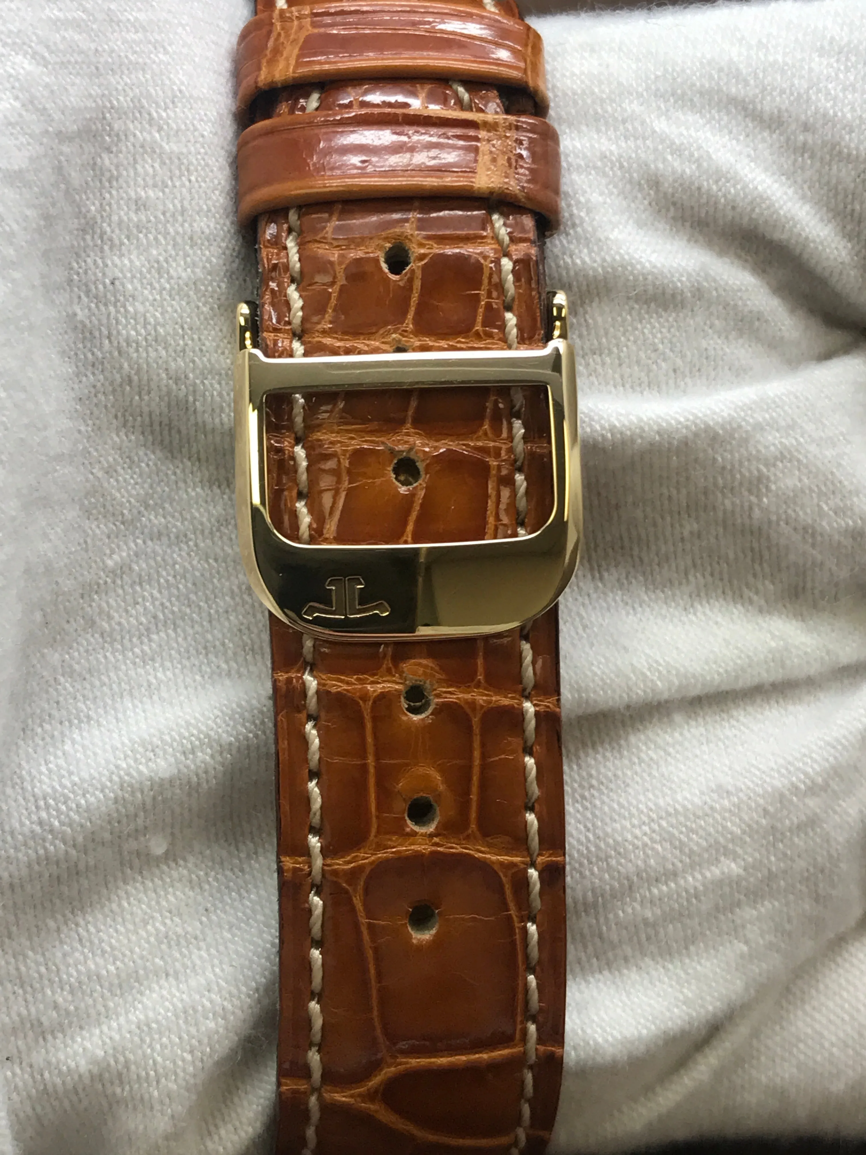 Jaeger-Lecoultre Reverso 18K Memory 255.1.82 Silver Dial Manual winding Men's Watch
