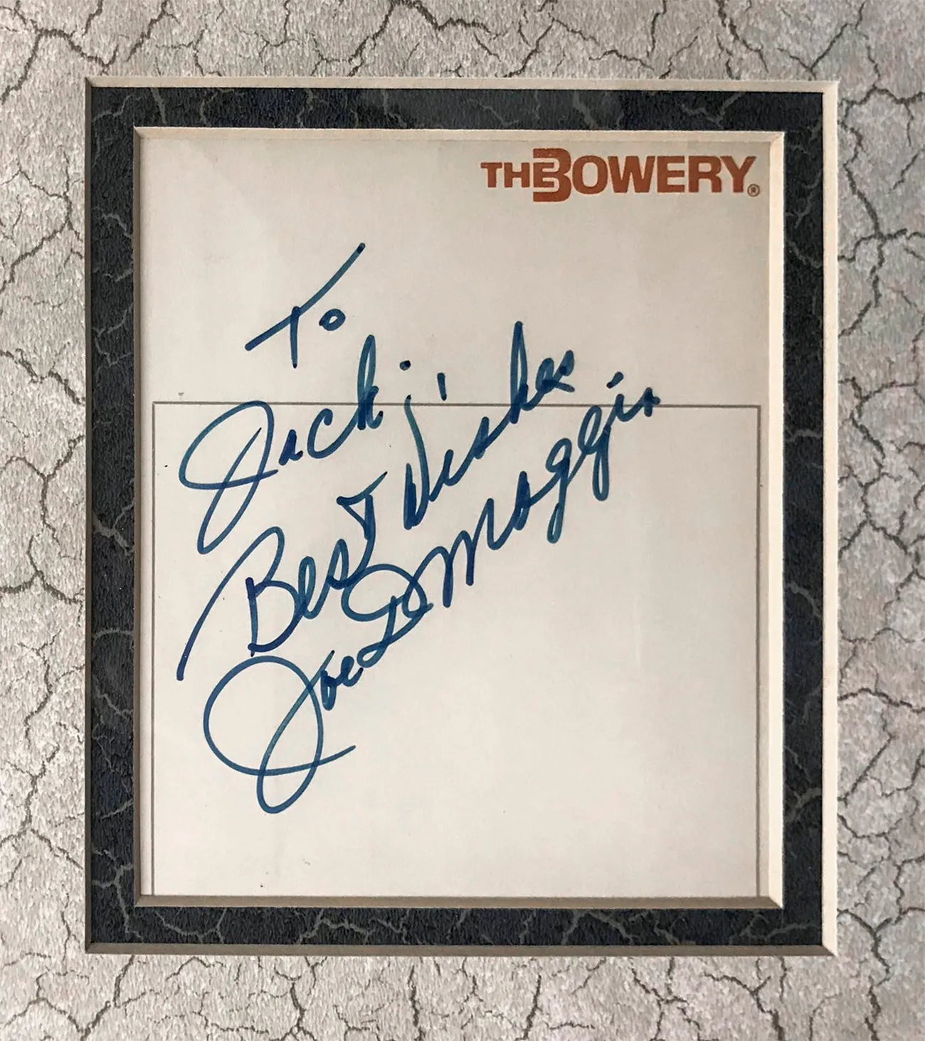 ''JOE DIMAGGIO'' C.1970s Bowery Savings Bank Autographed Note - $5K APR w/ CoA!