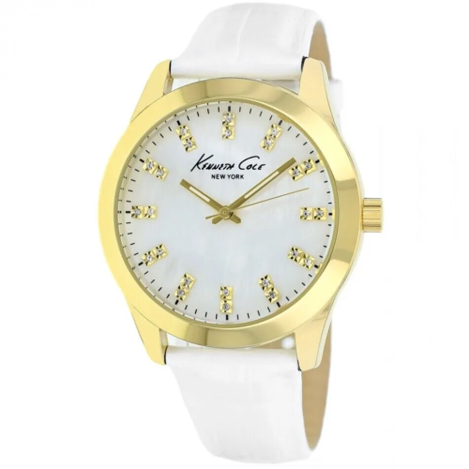 Kenneth Cole New York Leather  Womens Classic Wrist Watches KCW2024