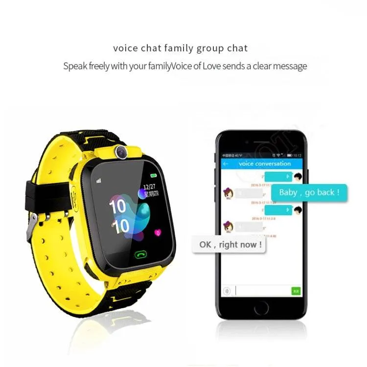 Kids' Smartwatch Q12B with 1.44" Color Display, LBS Tracking, SOS Function, and Two-Way Calling