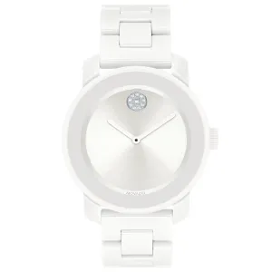 Ladies' Movado BOLD White Ceramic Bracelet Watch | 36mm | 3600534