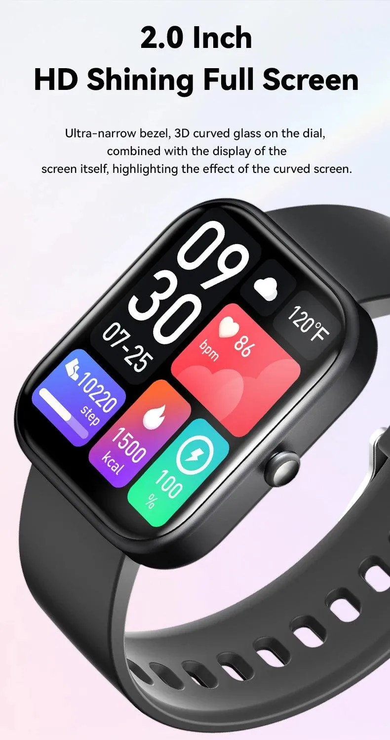 Men Smartwatch Fashion Bluetooth Call BT Music Alarm Clock Voice Assistant Waterproof Smart Watches For Android Phone G21