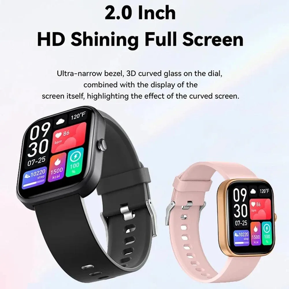 Men Smartwatch Fashion Bluetooth Call BT Music Alarm Clock Voice Assistant Waterproof Smart Watches For Android Phone G21