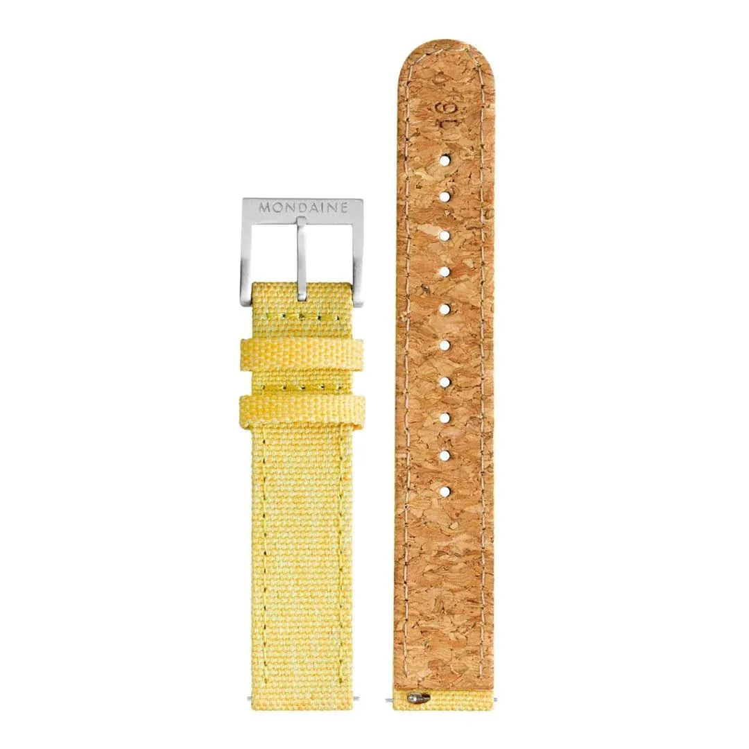 Mondaine Ladies Watch Classic White Modern Yellow A658.30323.17SBE