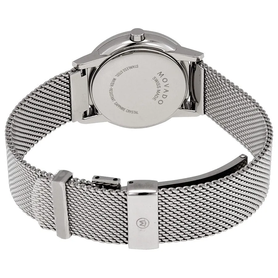 Movado Museum Classic Blue Mother of Pearl Dial Ladies Watch 0607425