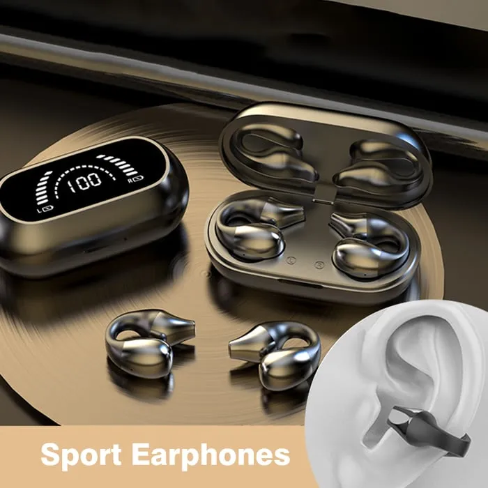 New Year Promotion 49% OFFWireless Ear Clip Bone Conduction Headphones