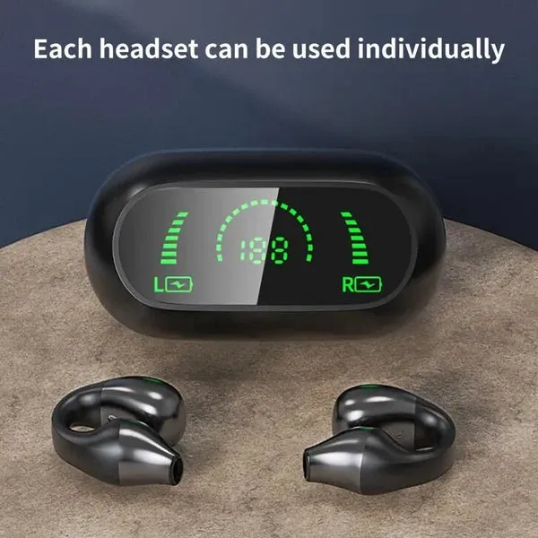New Year Promotion 49% OFFWireless Ear Clip Bone Conduction Headphones