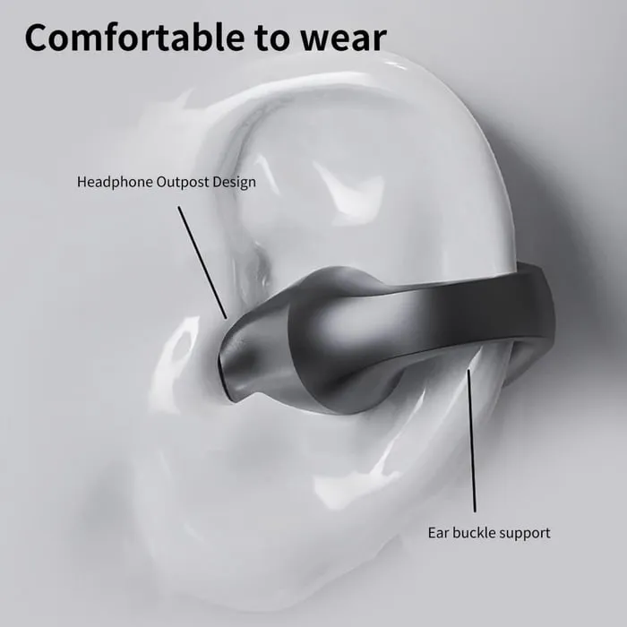 New Year Promotion 49% OFFWireless Ear Clip Bone Conduction Headphones
