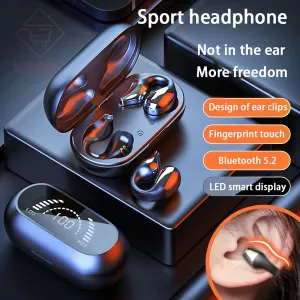 New Year Promotion 49% OFFWireless Ear Clip Bone Conduction Headphones