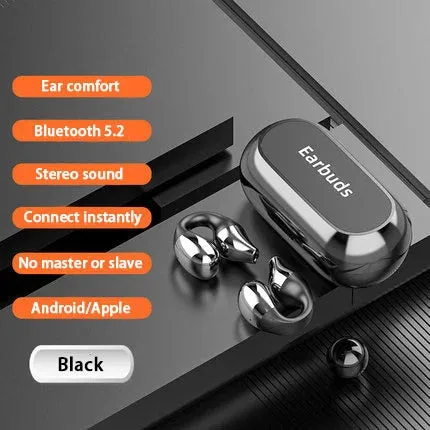 New Year Promotion 49% OFFWireless Ear Clip Bone Conduction Headphones
