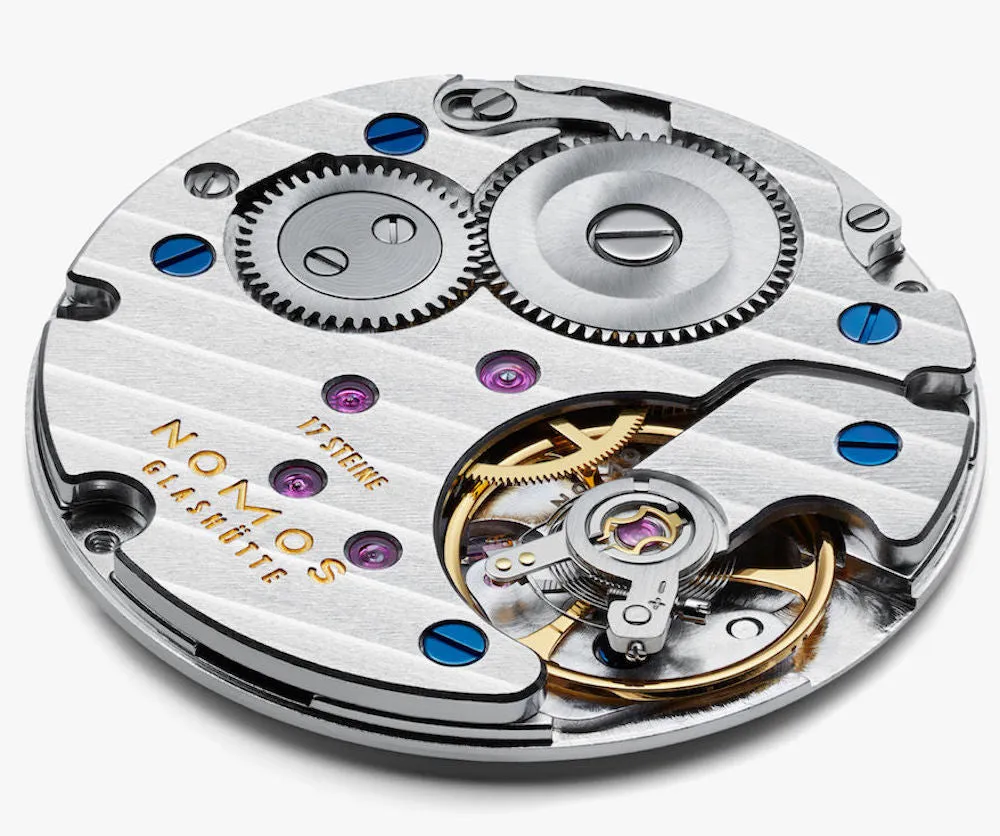 NG Watch Ludwig 38 White Enamel Steel Back