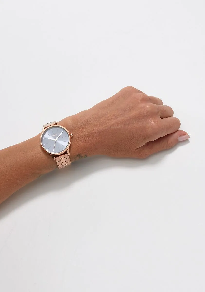 Nixon Kensington Watch- Rose Gold Storm