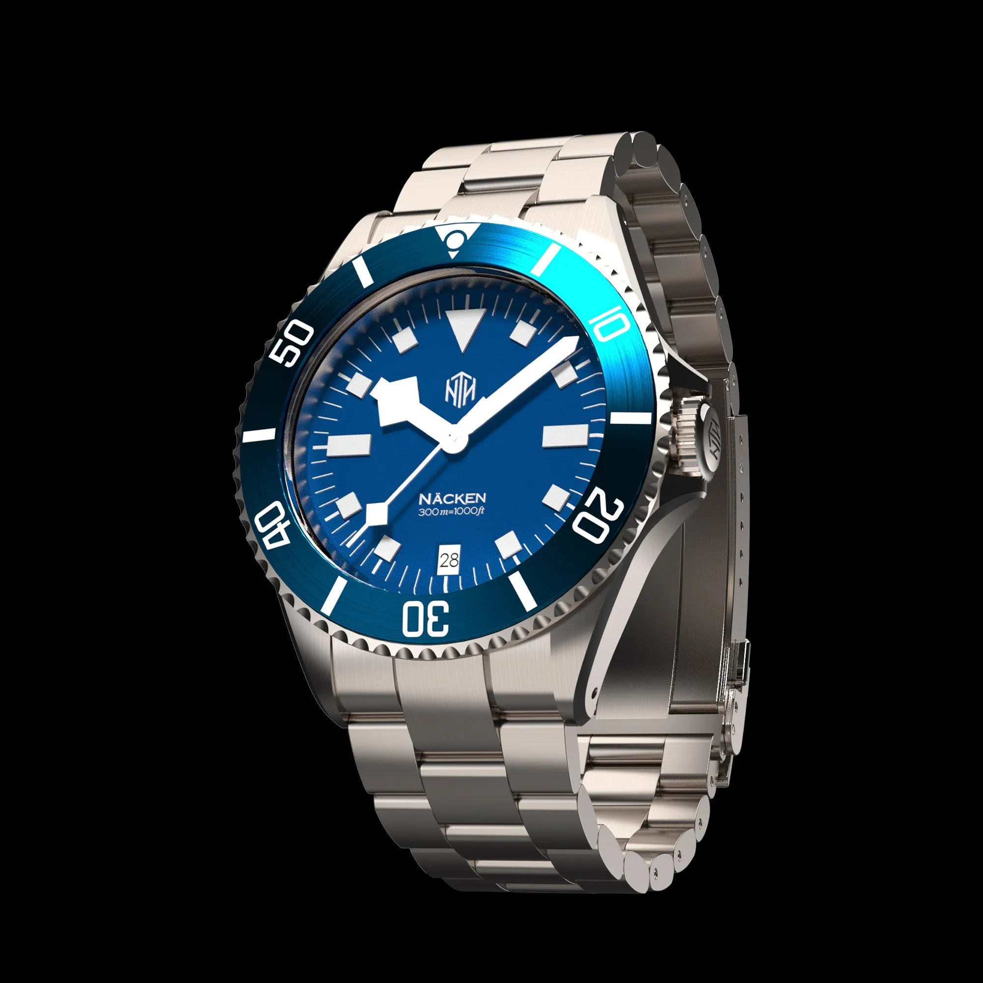 NTH Nacken Modern Blue with Date