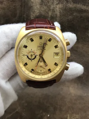Omega Seamaster Chronograph 176.007 Gold Dial Automatic  Men's Watch