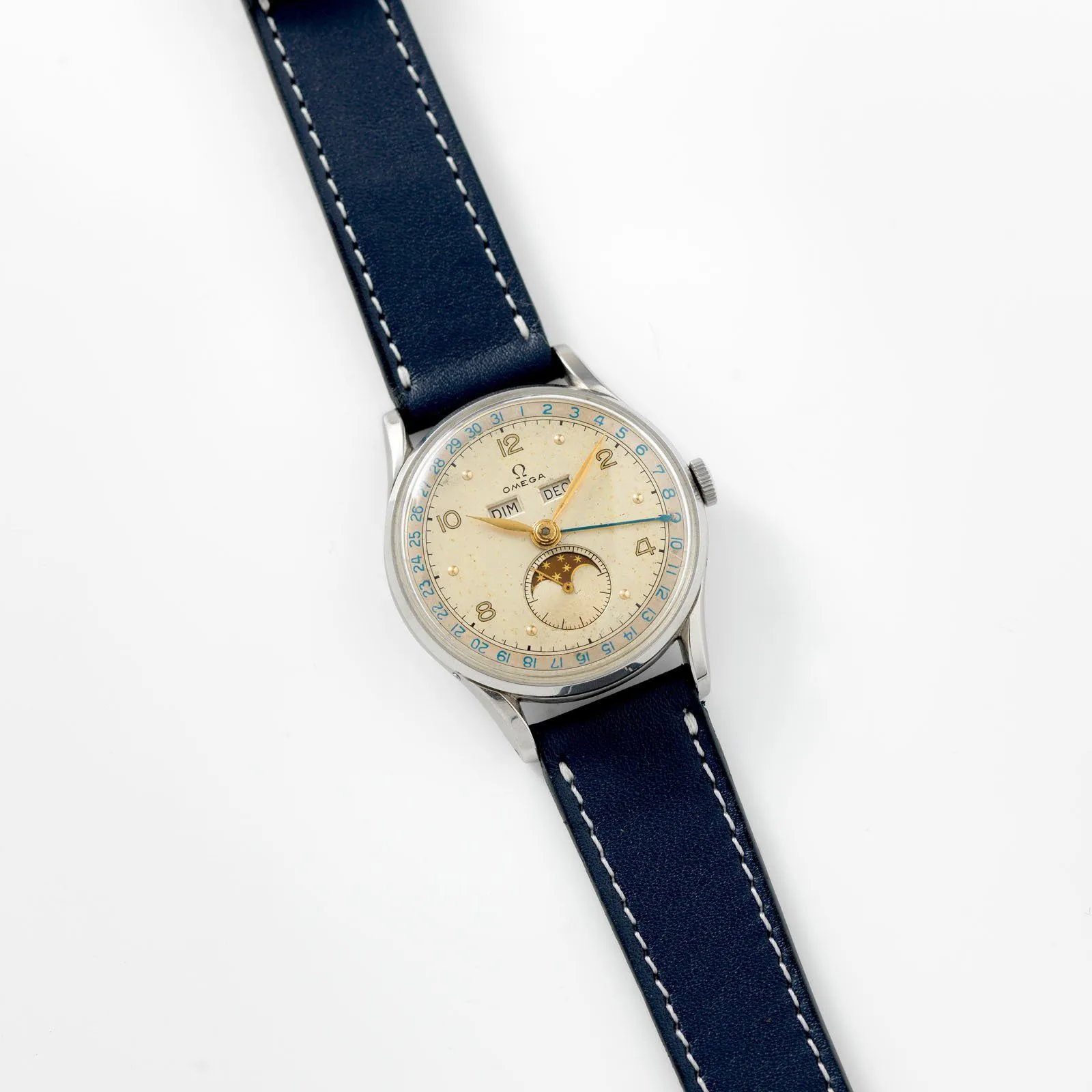 Omega Triple Date Moonphase Cosmic Watch Reference 2471/1