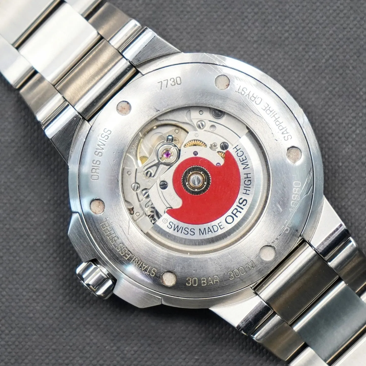 ORIS Aquis Date Watch 733 7730 Dive Automatic Wristwatch S.S. - ALL Original - Double Box & Papers