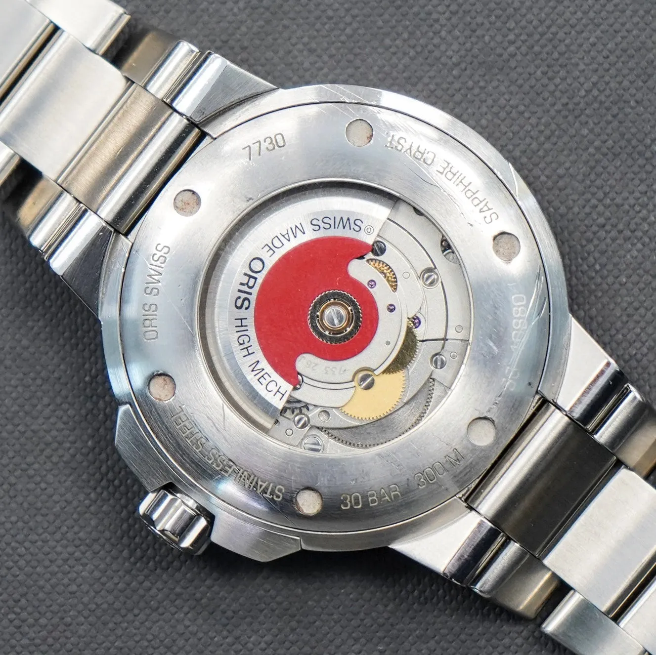 ORIS Aquis Date Watch 733 7730 Dive Automatic Wristwatch S.S. - ALL Original - Double Box & Papers