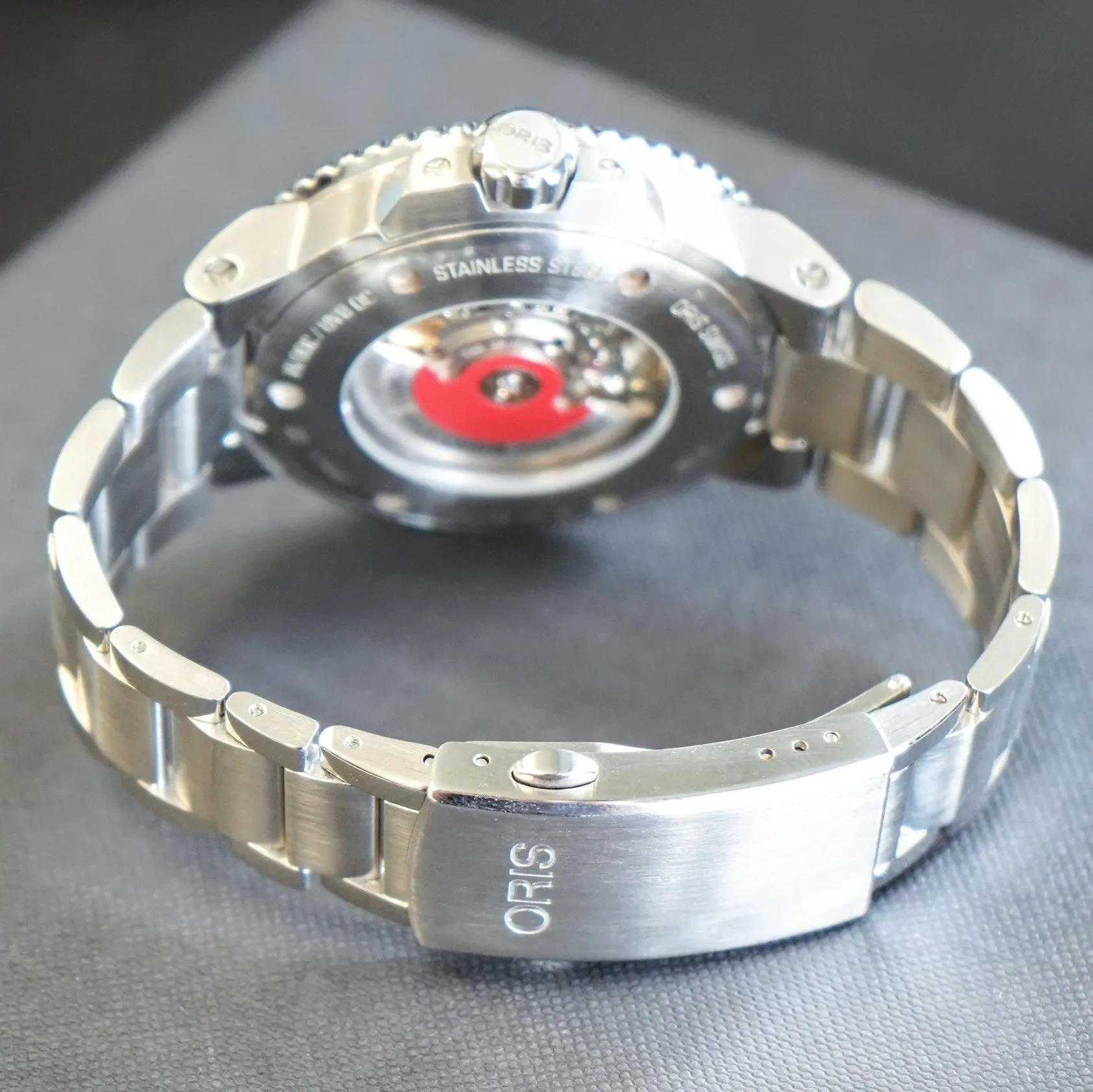 ORIS Aquis Date Watch 733 7730 Dive Automatic Wristwatch S.S. - ALL Original - Double Box & Papers