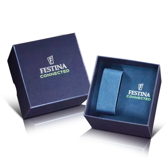Orologio CONNECTED  F23000/4 in titanio cinturino silicone nero