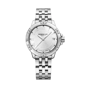 Raymond Weil - Tango Classic Quartz White Dial Steel Date Watch 5960-ST-00300