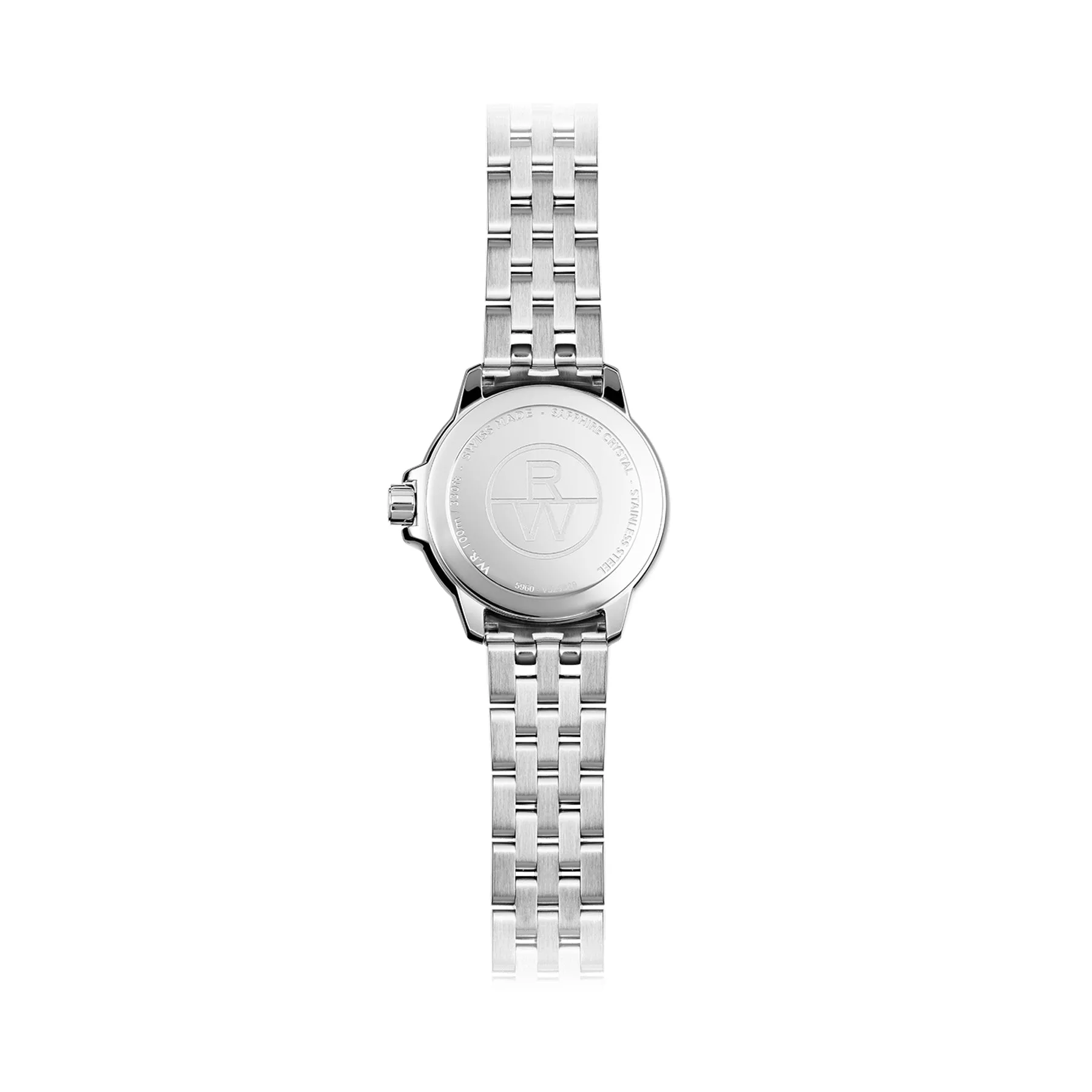 Raymond Weil - Tango Classic Quartz White Dial Steel Date Watch 5960-ST-00300