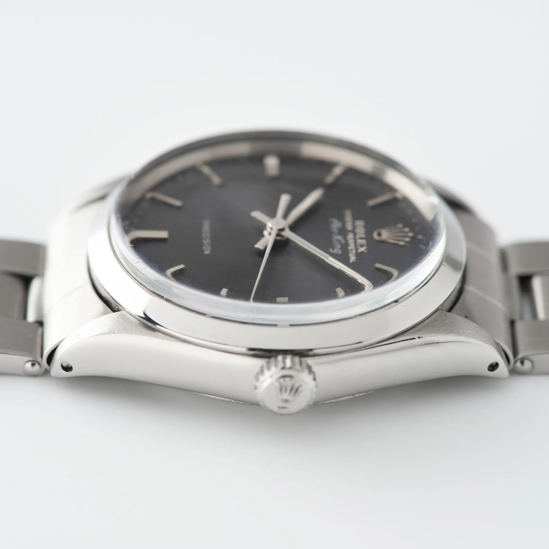 Rolex Air King Ref 5500 Grey Soleil Dial