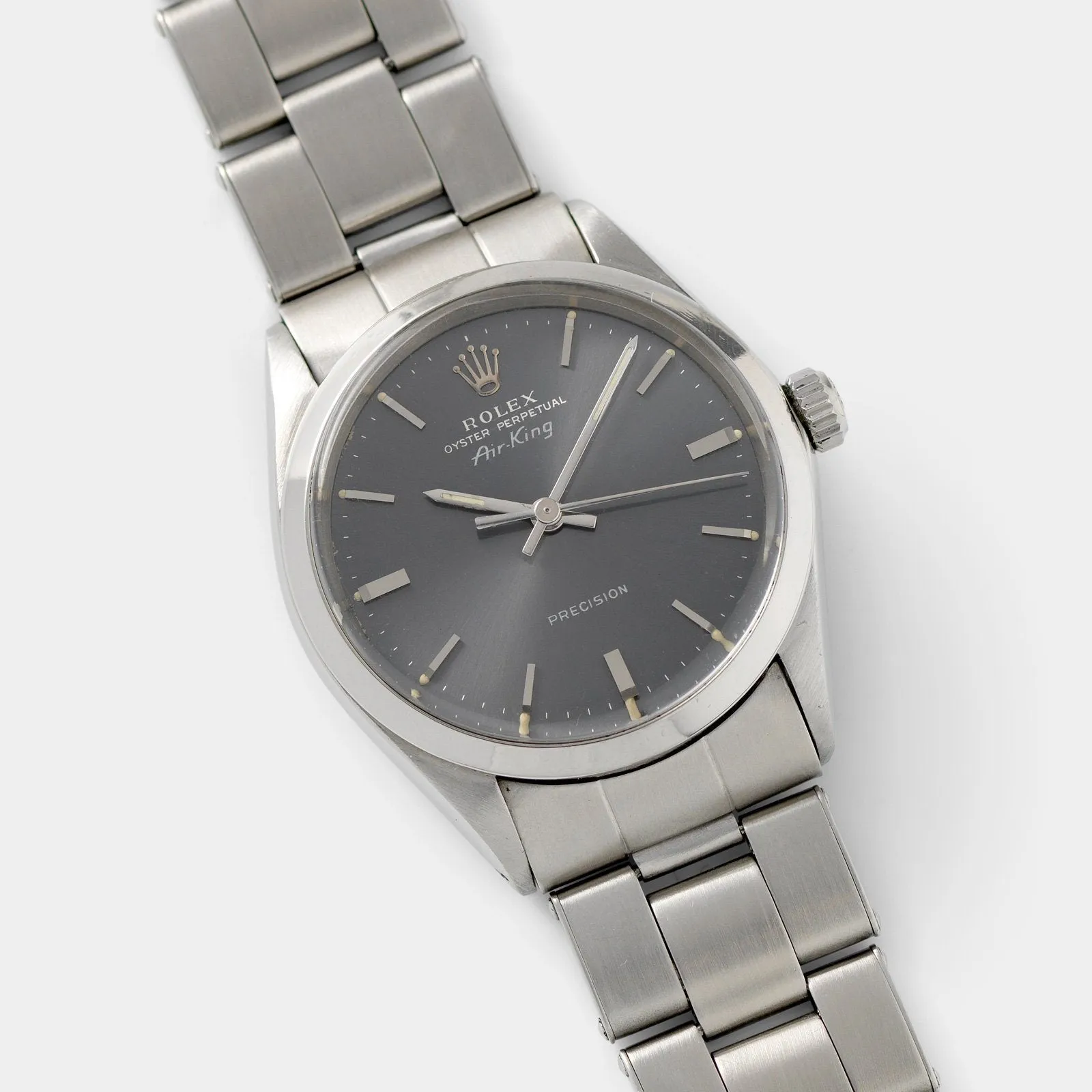 Rolex Air King Ref 5500 Grey Soleil Dial