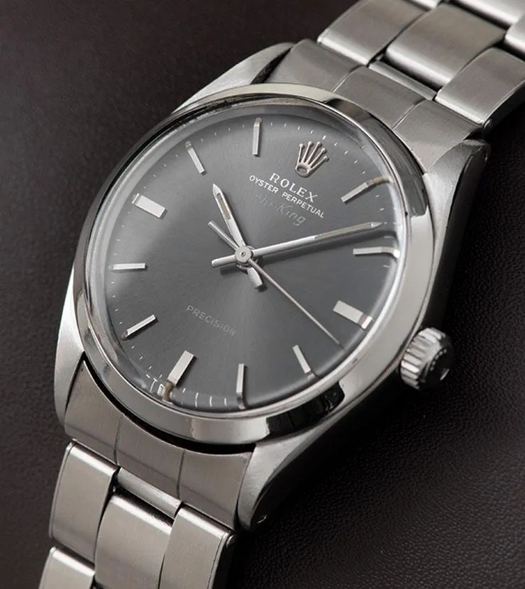 Rolex Air King Ref 5500 Grey Soleil Dial