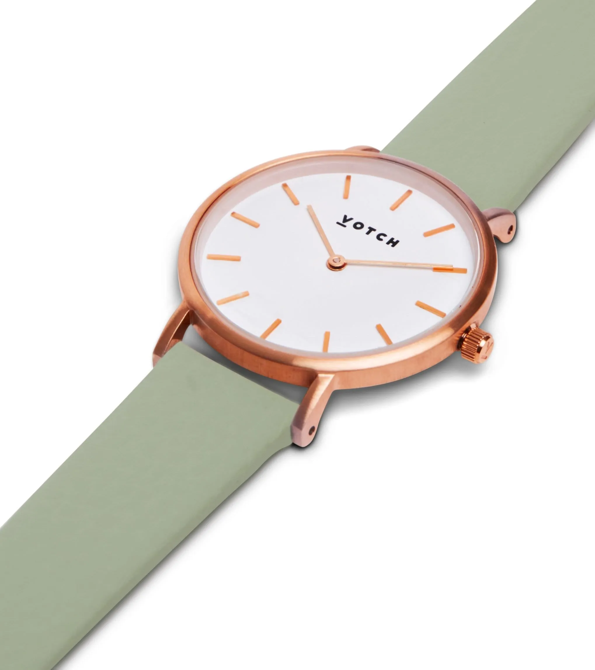 Rose Gold & Sage Watch | Petite