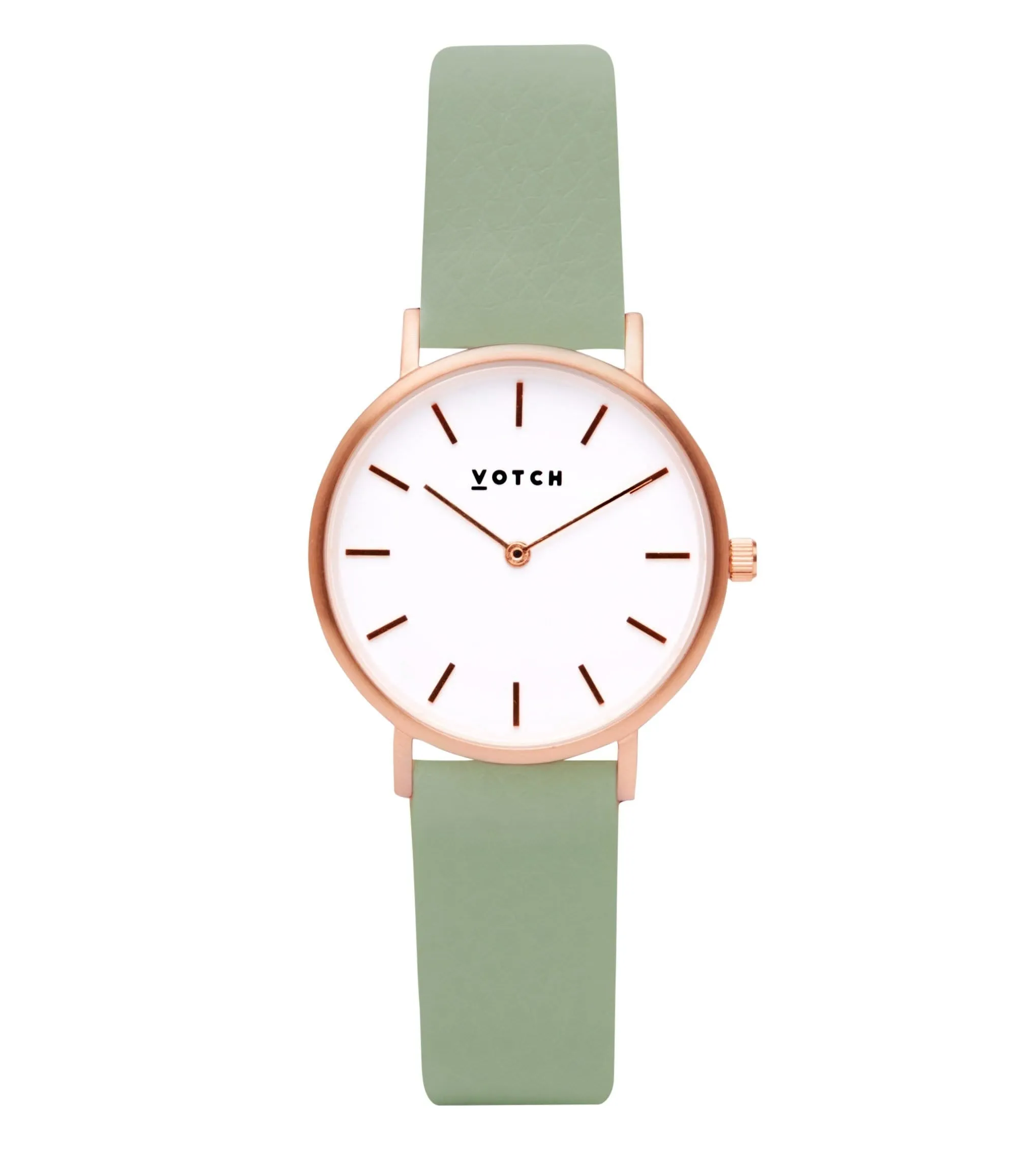 Rose Gold & Sage Watch | Petite
