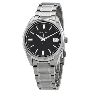 Seiko Classic Quartz Black Dial Men's Watch SUR319P1