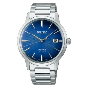 Seiko Gents Blue Dial Automatic Presage Watch